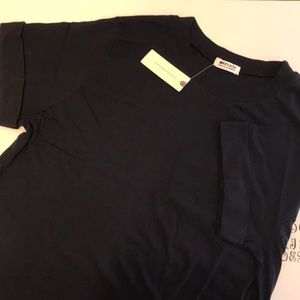 Anthropologie Jade Layering TEE Navy/Mari NWT
